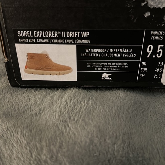 Spring sale 🌷🌼🌸 Sorel Explorer ll Drift, women’s size 9.5, waterproof. - Picture 7 of 7